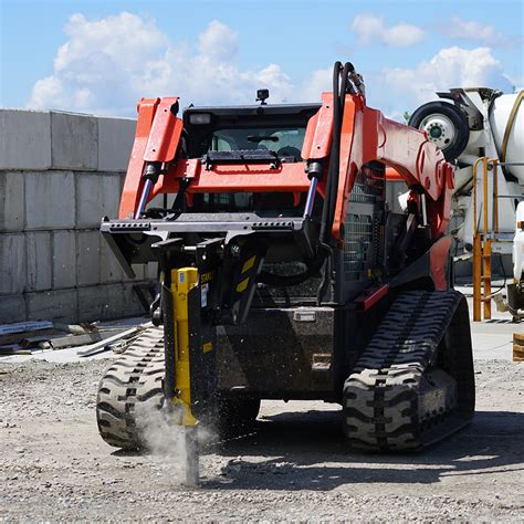 Working with Concrete: How Skid Steer Concrete Breakers Break 